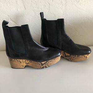 NWOT DRIES VAN NOTEN platform boots sz 39